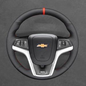 Griffowl Steering Wheel Cover for Tailored Coupe Chevrolet Chevy Camaro 2012-2015. For refined interior upgrades using our wrap and stitch kit.
