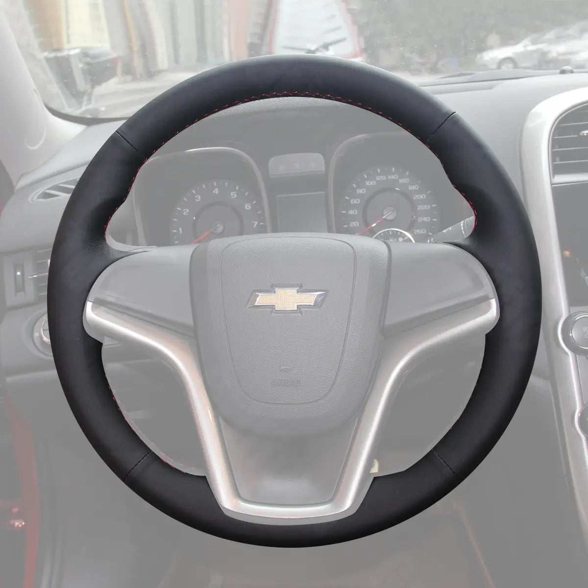 Griffowl Steering Wheel Cover for Tailored Coupe Chevrolet Chevy Camaro 2012-2016. For refined interior upgrades using our wrap and stitch kit.
