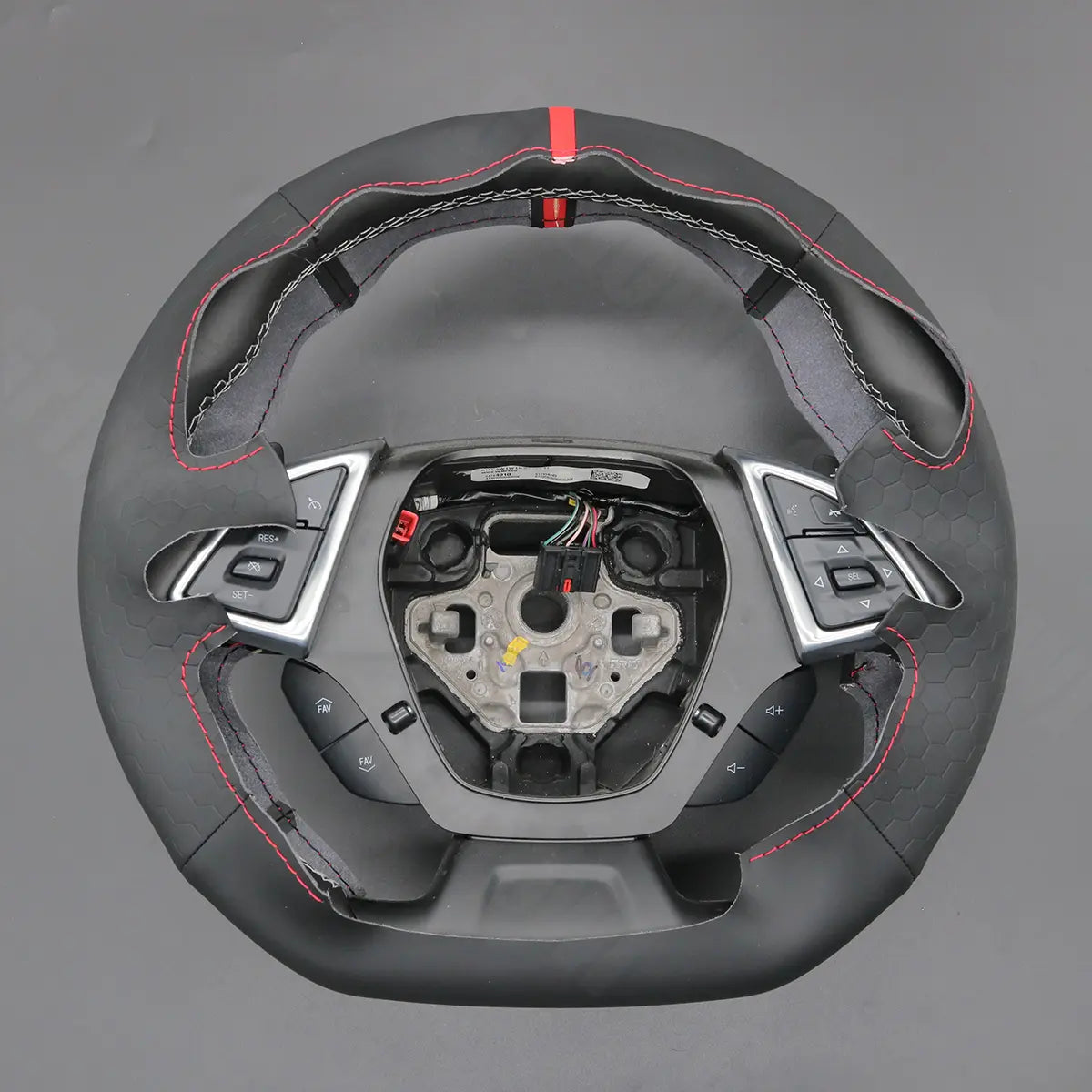 Griffowl Steering Wheel Cover for Tailored Coupe Chevrolet Chevy Camaro 2016-2025. For refined interior upgrades using our wrap and stitch kit.

