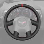 Griffowl Steering Wheel Cover for Tailored Coupe Chevrolet Chevy Corvette C6 2005-2006. Elevate your interior with Griffowl's wrap and stitch kit.
