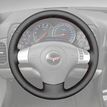 Griffowl Steering Wheel Cover for Tailored Coupe Chevrolet Chevy Corvette C6 2006-2011. Elevate your interior with Griffowl's wrap and stitch kit.
