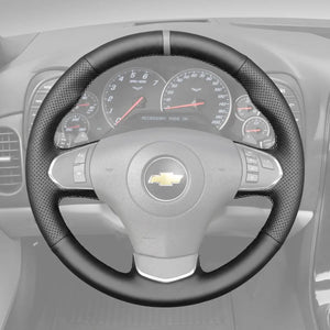 Griffowl Steering Wheel Cover for Tailored Coupe Chevrolet Chevy Corvette C6 2012-2013. Elevate your interior with Griffowl's wrap and stitch kit.
