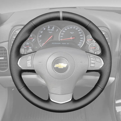 Griffowl Steering Wheel Cover for Tailored Coupe Chevrolet Chevy Corvette C6 2012-2013. Elevate your interior with Griffowl's wrap and stitch kit.

