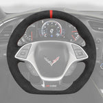 Griffowl Steering Wheel Cover for Tailored Coupe Chevrolet Chevy Corvette C7 2015-2019. Elevate your interior with Griffowl's wrap and stitch kit.
