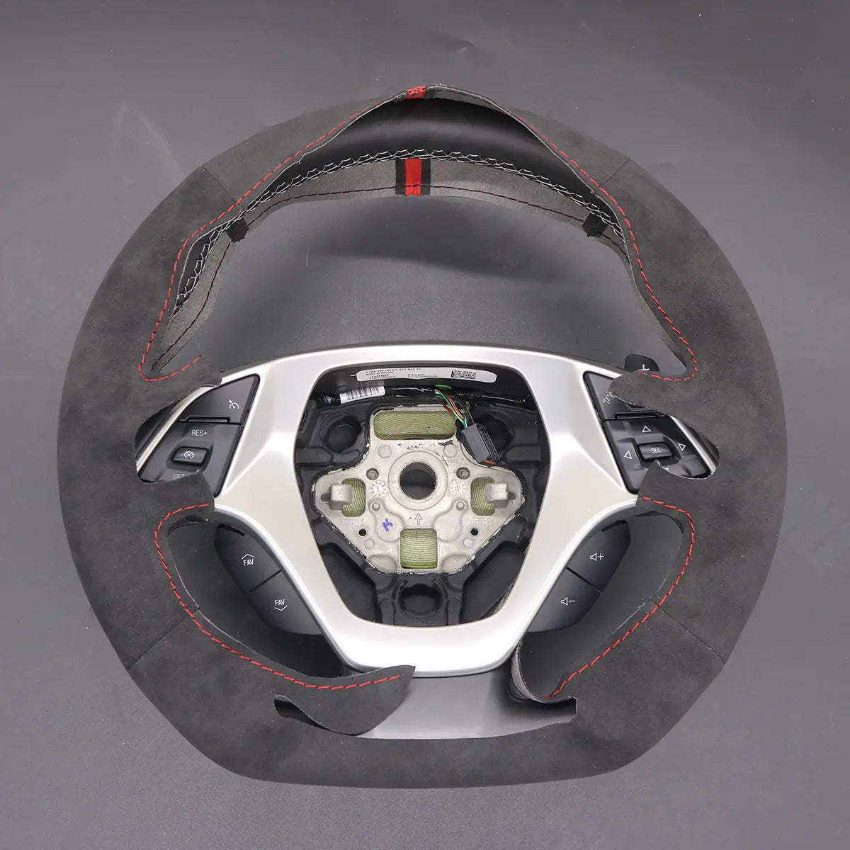 Griffowl Steering Wheel Cover for Tailored Coupe Chevrolet Chevy Corvette C7 2015-2019. Elevate your interior with Griffowl's wrap and stitch kit.
