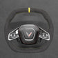 Griffowl Steering Wheel Cover for Tailored Coupe Chevrolet Chevy Corvette C8 2020-2025. Elevate your interior with Griffowl's wrap and stitch kit.
