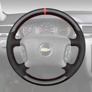 Griffowl Steering Wheel Cover for Tailored Coupe Chevrolet Monte Carlo 2006-2007. For refined interior upgrades using our wrap and stitch kit.
