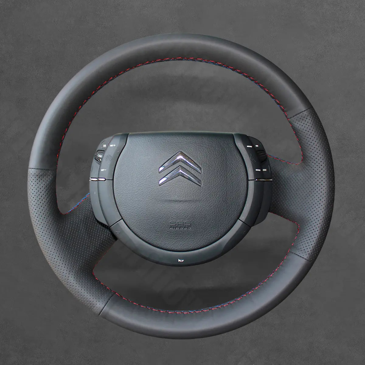 Griffowl Steering Wheel Cover for Tailored Coupe Citroen C4 Coupe 2004-2010. Perfect grip with our steering wheel wrap and custom interior touch.
