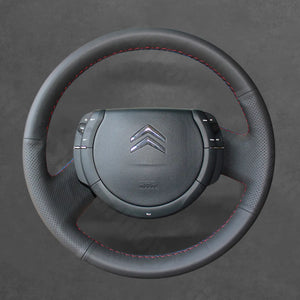 Griffowl Steering Wheel Cover for Tailored Coupe Citroen C4 Coupe 2004-2010. Perfect grip with our steering wheel wrap and custom interior touch.

