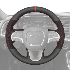 Griffowl Steering Wheel Cover for Tailored Coupe Dodge Challenger 2015-2024. Perfect grip with our steering wheel wrap and custom interior touch.
