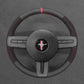 Griffowl Steering Wheel Cover for Tailored Coupe Ford Mustang 2005-2012. Perfect grip with our steering wheel wrap and custom interior touch.