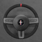Griffowl Steering Wheel Cover for Tailored Coupe Ford Mustang 2005-2012. Perfect grip with our steering wheel wrap and custom interior touch.
