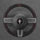 Griffowl Steering Wheel Cover for Tailored Coupe Ford Mustang 2005-2012. Perfect grip with our steering wheel wrap and custom interior touch.