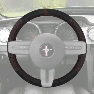 Griffowl Steering Wheel Cover for Tailored Coupe Ford Mustang 2005-2012. Perfect grip with our steering wheel wrap and custom interior touch.