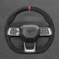 Griffowl Steering Wheel Cover for Tailored Coupe Ford Mustang 2024-2025. Perfect grip with our steering wheel wrap and custom interior touch.