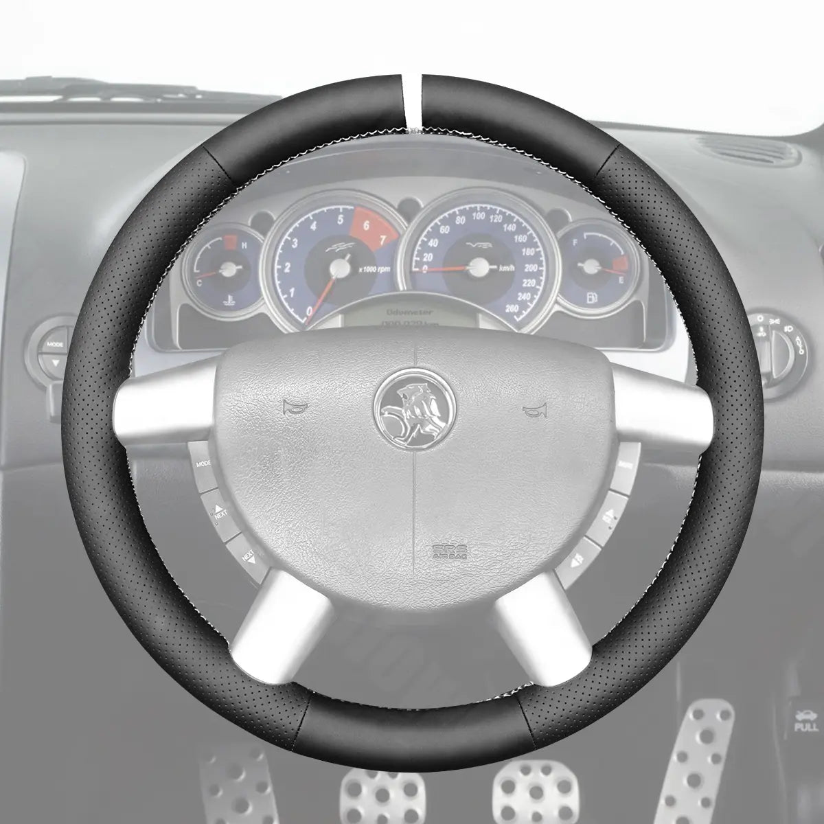 Griffowl Steering Wheel Cover for Tailored  Holden Monaro Commodore SV6 2001-2006. Perfect grip with our steering wheel wrap and custom interior touch.