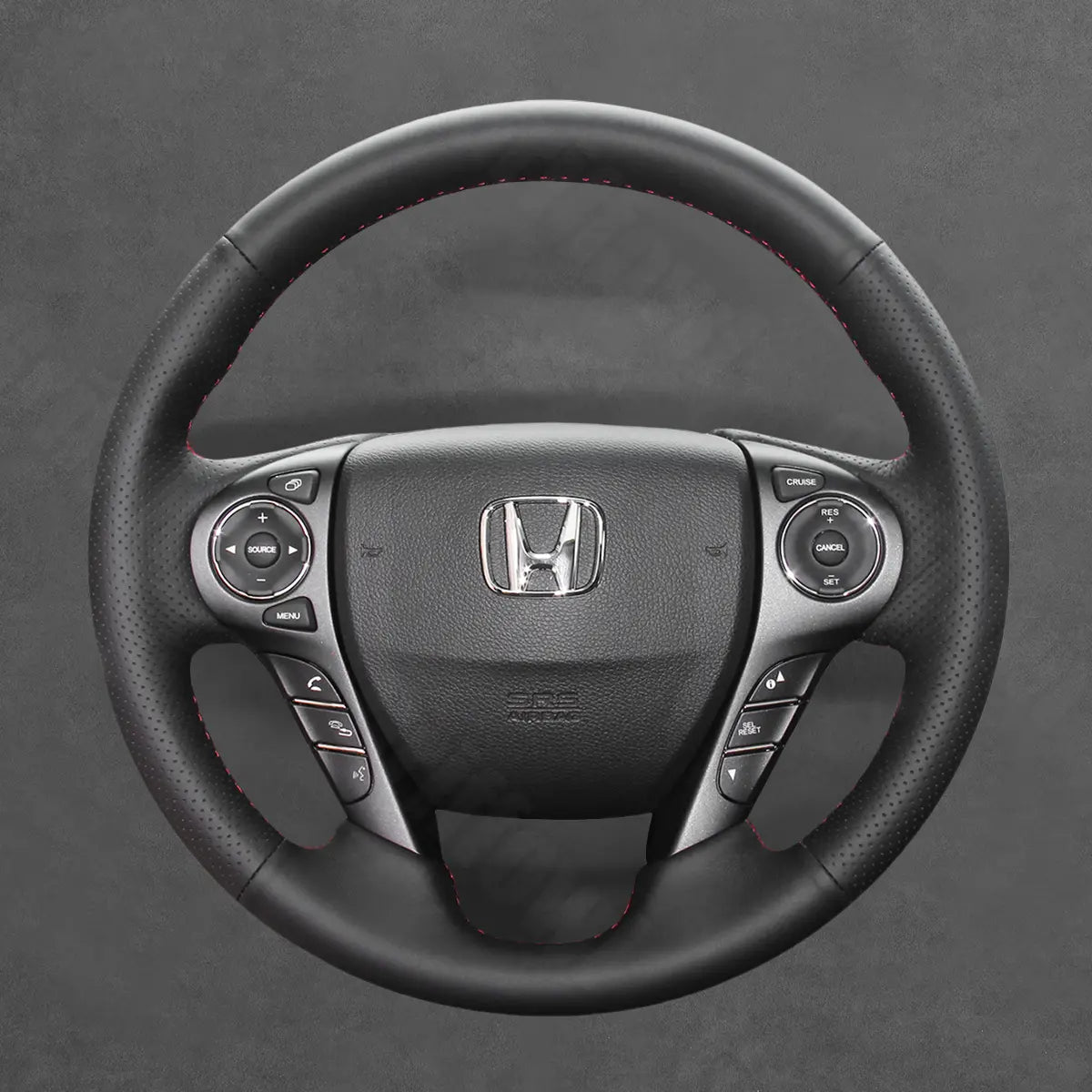 Griffowl Steering Wheel Cover for Tailored Coupe Honda Accord 9 2013-2017. Perfect grip with our steering wheel wrap and custom interior touch.