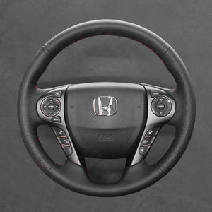 Griffowl Steering Wheel Cover for Tailored Coupe Honda Accord 9 2013-2017. Perfect grip with our steering wheel wrap and custom interior touch.