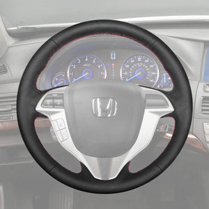 Griffowl Steering Wheel Cover for Tailored Coupe Honda Accord Coupe 8 2008-2012. For refined interior upgrades using our wrap and stitch kit.