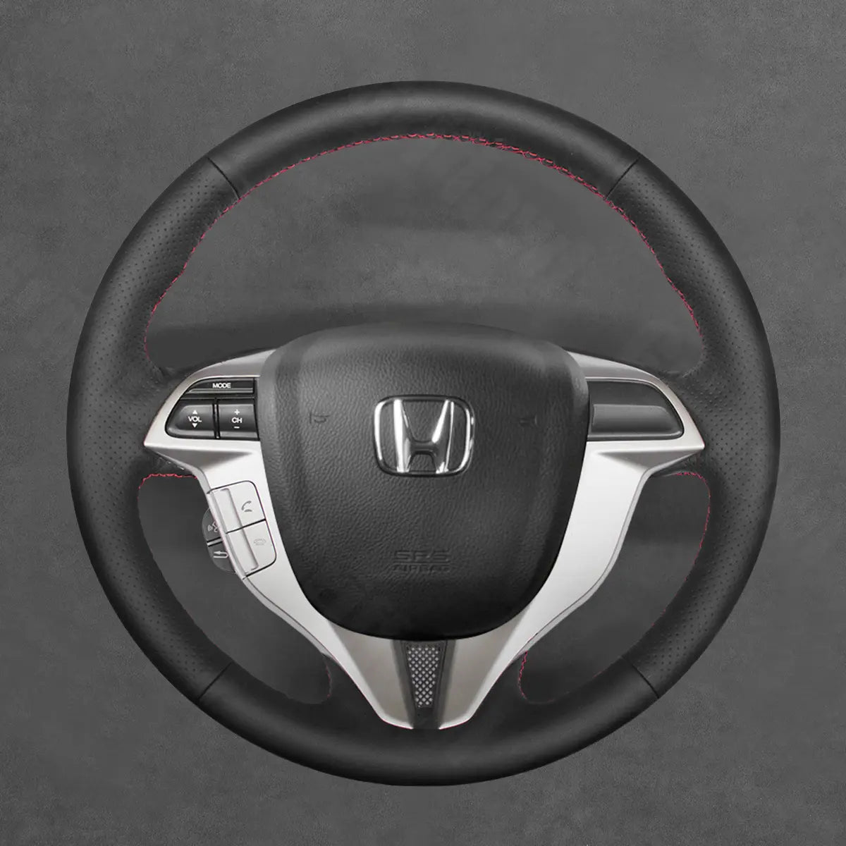 Griffowl Steering Wheel Cover for Tailored Coupe Honda Accord Coupe 8 2008-2012. For refined interior upgrades using our wrap and stitch kit.