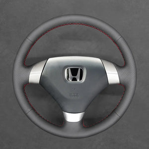 Griffowl Steering Wheel Cover for Tailored Coupe Honda Accord EX V6 2003 2004 2005 2006 2007. Elevate your interior with Griffowl's wrap and stitch kit.