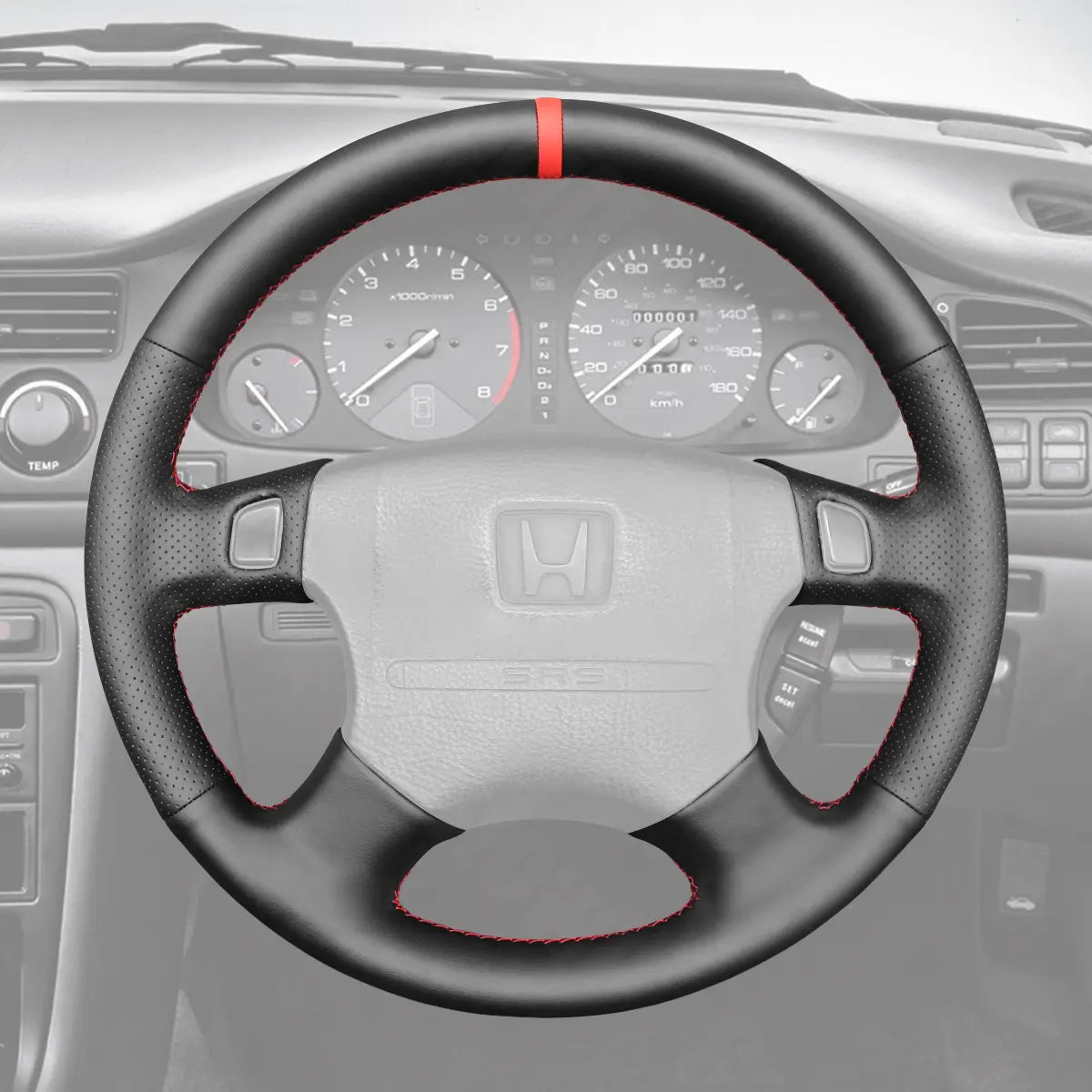 Griffowl Steering Wheel Cover for Tailored Coupe Honda Legend Coupe Prelude 1991-1996. Elevate your interior with Griffowl's wrap and stitch kit.