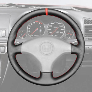 Griffowl Steering Wheel Cover for Tailored Coupe Honda Prelude Type S MK5 1997-2001. Hand-sewn kit for drivers seeking precision and comfort.
