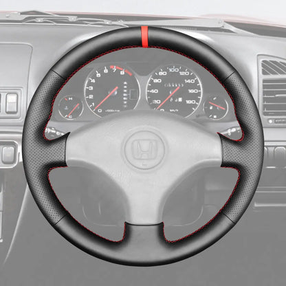 Griffowl Steering Wheel Cover for Tailored Coupe Honda Prelude Type S MK5 1997-2001. Hand-sewn kit for drivers seeking precision and comfort.