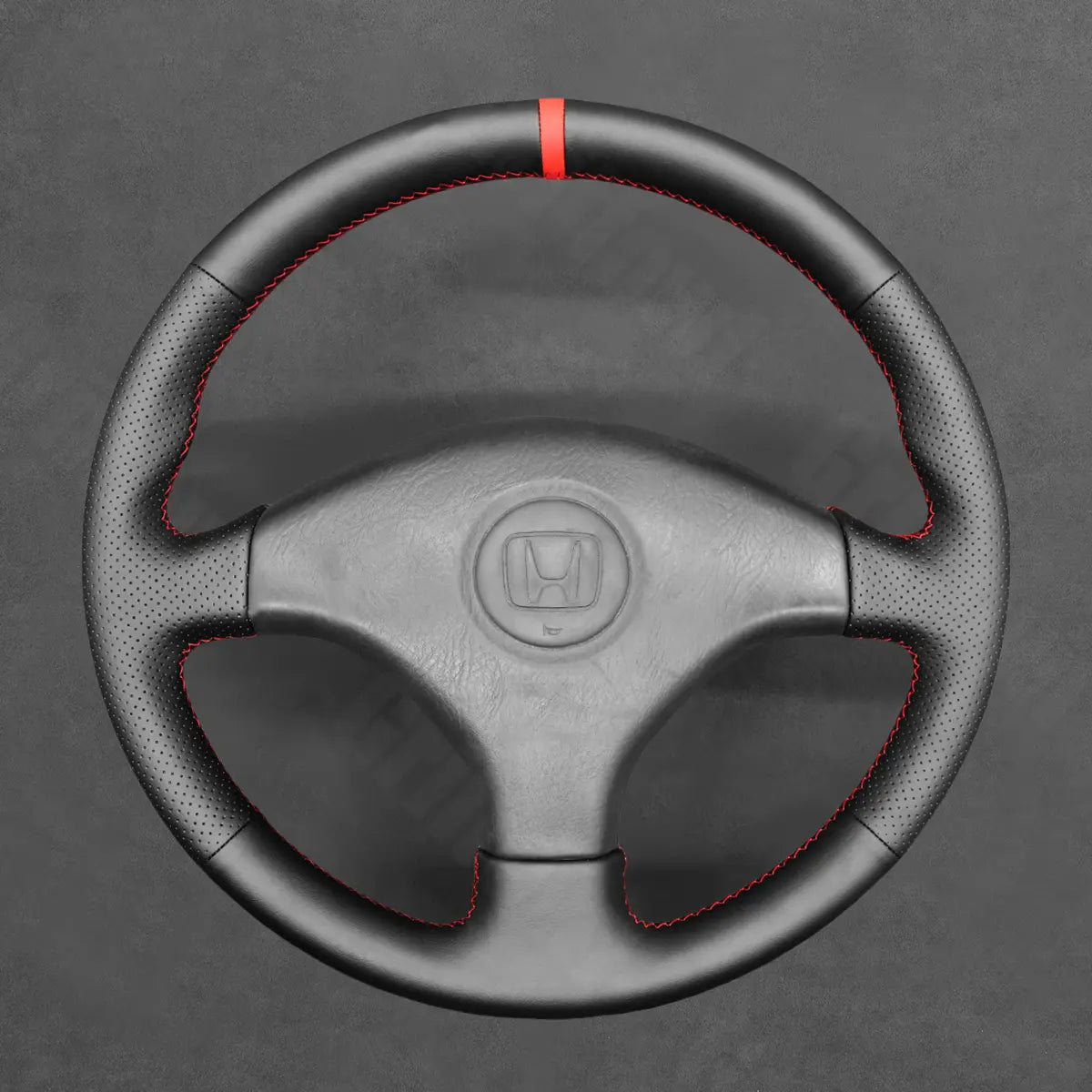 Griffowl Steering Wheel Cover for Tailored Coupe Honda Prelude Type S MK5 1997-2001. Hand-sewn kit for drivers seeking precision and comfort.