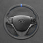 Griffowl Steering Wheel Cover for Tailored Coupe Hyundai Genesis Coupe 2010-2016. For refined interior upgrades using our wrap and stitch kit.
