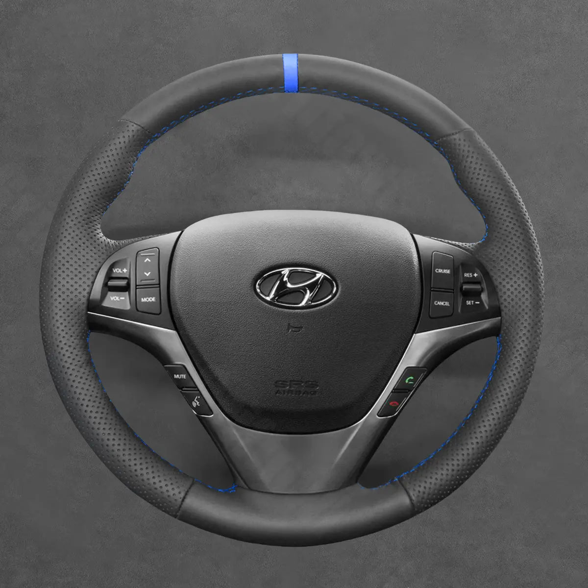 Griffowl Steering Wheel Cover for Tailored Coupe Hyundai Genesis Coupe 2010-2016. For refined interior upgrades using our wrap and stitch kit.
