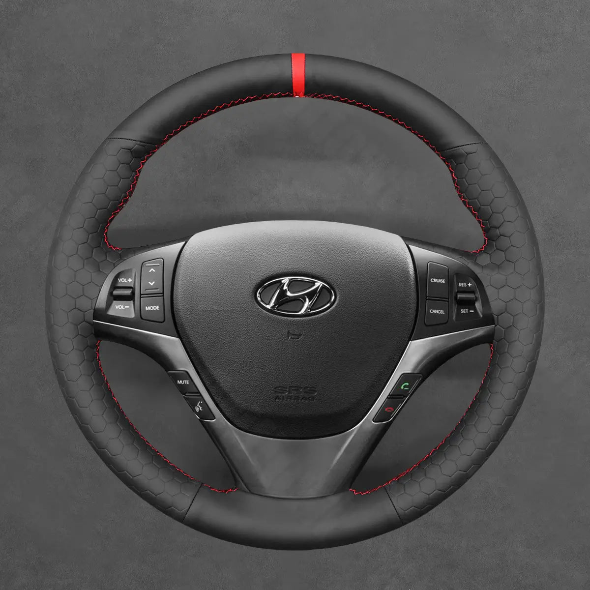 Griffowl Steering Wheel Cover for Tailored Coupe Hyundai Genesis Coupe 2010-2016. For refined interior upgrades using our wrap and stitch kit.
