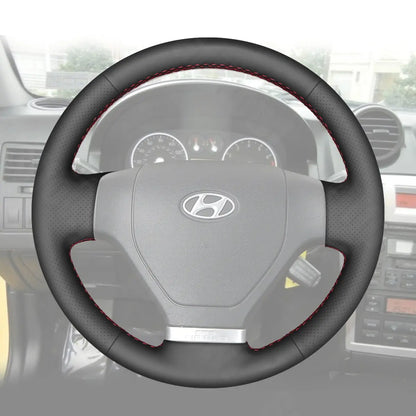 Griffowl Steering Wheel Cover for Tailored Coupe Hyundai Tiburon Coupe 2002-2007. For refined interior upgrades using our wrap and stitch kit.
