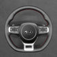 Griffowl Steering Wheel Cover for Tailored Coupe Kia Sportage 5 K5 GT Line 2021-2023 Circle Wheel. Hand-sewn DIY kit blends grip, function, and style inside.
