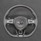 Griffowl Steering Wheel Cover for Tailored Coupe Kia Stinger 2018-2022. Perfect grip with our steering wheel wrap and custom interior touch.
