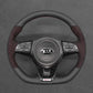 Griffowl Steering Wheel Cover for Tailored Coupe Kia Stinger 2018-2022. Perfect grip with our steering wheel wrap and custom interior touch.
