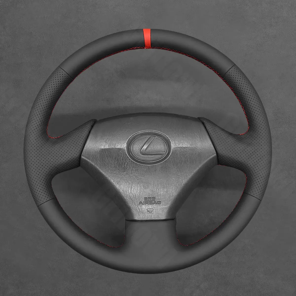 Griffowl Steering Wheel Cover for Tailored Coupe Lexus SC 300 SC 400 SC300 SC400 1999 2000. Elevate your interior with Griffowl's wrap and stitch kit.