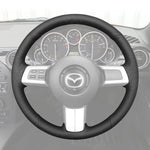 Griffowl Steering Wheel Cover for Tailored Coupe Mazda MX-5 MX 5 RX-8 RX 82006-2014. Hand-sewn kit for drivers seeking precision and comfort.