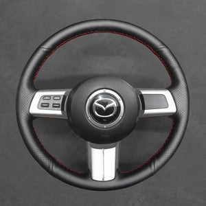 Griffowl Steering Wheel Cover for Tailored Coupe Mazda MX-5 MX 5 RX-8 RX 82006-2014. Hand-sewn kit for drivers seeking precision and comfort.