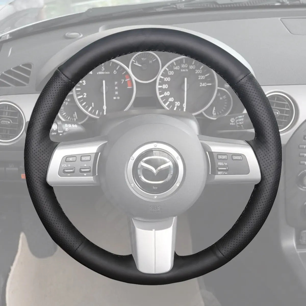Personalized SUV Steering Wheel Cover for Mazda CX-7 CX7 2006-2009