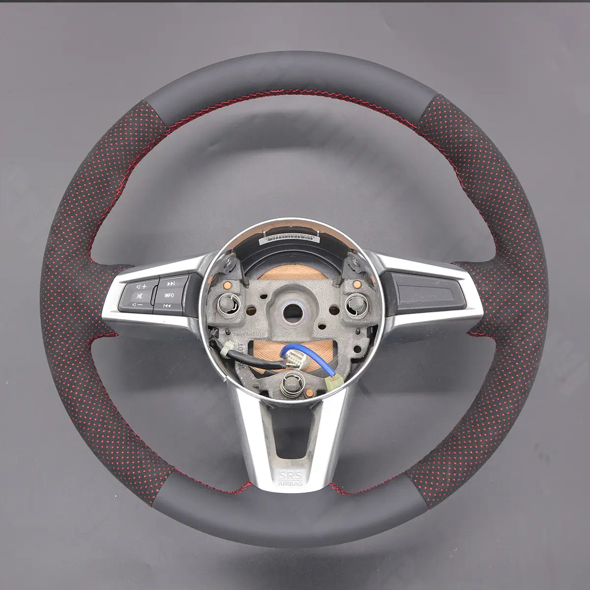 Griffowl Steering Wheel Cover for Tailored Coupe Mazda MX-5 MX 52016-2023. Perfect grip with our steering wheel wrap and custom interior touch.