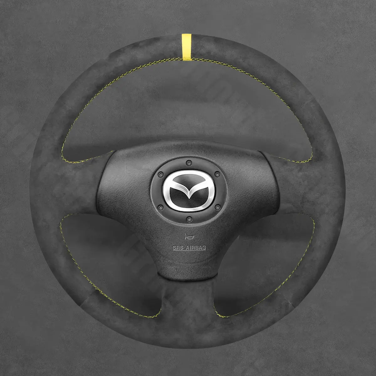 Griffowl Steering Wheel Cover for Tailored Coupe Mazda MX-5 MX5 Miata NB Protege5 RX-7 1999-2005. Hand-sewn DIY kit blends grip, function, and style inside.