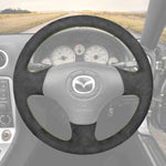 Griffowl Steering Wheel Cover for Tailored Coupe Mazda MX-5 MX5 Miata NB Protege5 RX-7 1999-2005. Hand-sewn DIY kit blends grip, function, and style inside.