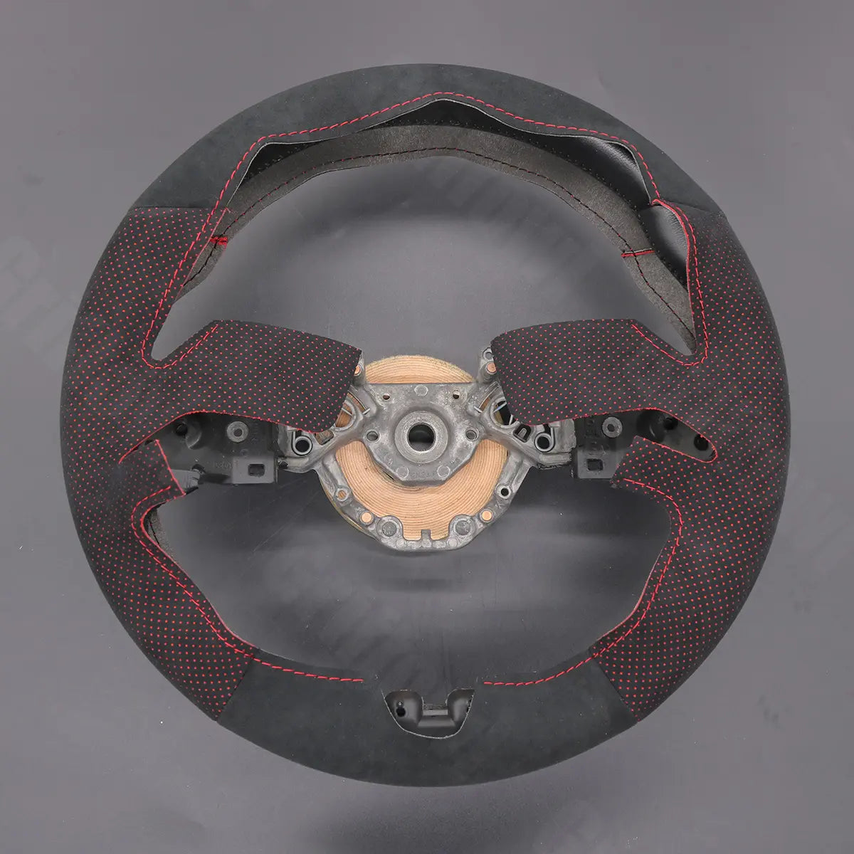 Griffowl Steering Wheel Cover for Tailored Coupe Nissan GTR GT-R Nismo 2008-2016. For refined interior upgrades using our wrap and stitch kit.
