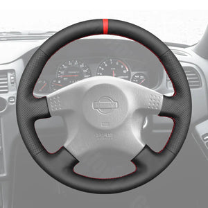 Griffowl Steering Wheel Cover for Tailored Coupe Nissan Skyline ECR33 R33 GTR 1995-1998. Elevate your interior with Griffowl's wrap and stitch kit.
