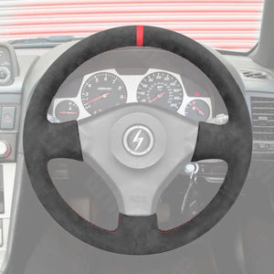 Griffowl Steering Wheel Cover for Tailored Coupe Nissan Skyline GT-R R34 200SX Silvia S15 1998-2002. Hand-sewn DIY kit blends grip, function, and style inside.
