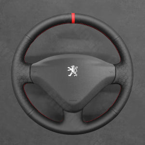 Griffowl Steering Wheel Cover for Tailored Coupe Peugeot 207 CC 2007-2012. Perfect grip with our steering wheel wrap and custom interior touch.