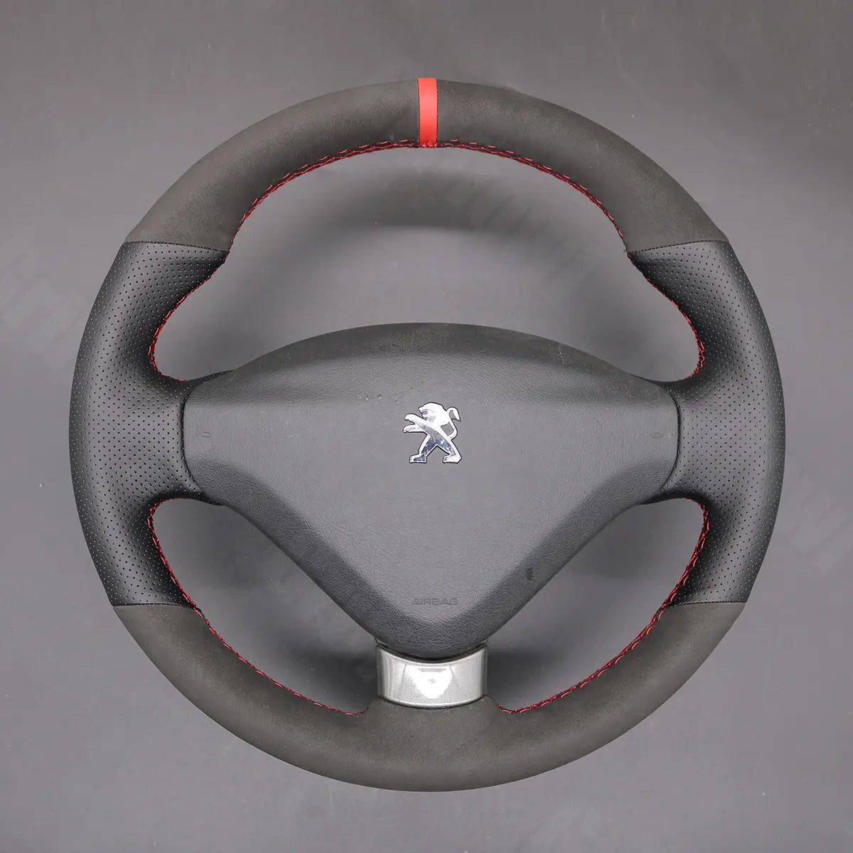Griffowl Steering Wheel Cover for Tailored Coupe Peugeot 207 CC 2007-2015. Perfect grip with our steering wheel wrap and custom interior touch.