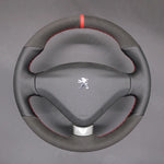 Griffowl Steering Wheel Cover for Tailored Coupe Peugeot 207 CC 2007-2015. Perfect grip with our steering wheel wrap and custom interior touch.