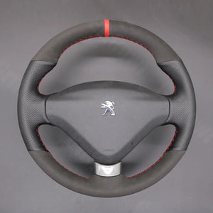 Griffowl Steering Wheel Cover for Tailored Coupe Peugeot 207 CC 2007-2015. Perfect grip with our steering wheel wrap and custom interior touch.